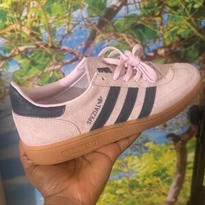 Adidas Spezial Pink and Black Sneakers